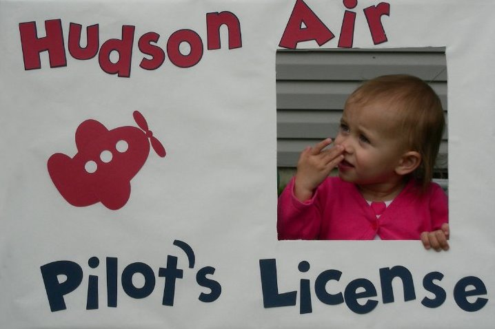 She was also responsible for the cute pilot's license idea below
